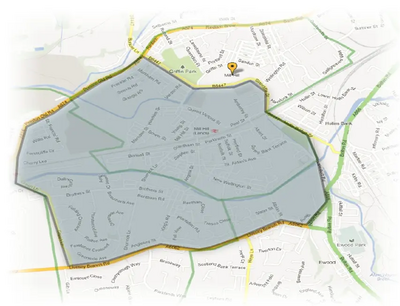 Image courtesy of from Blackburn with Darwen Council Mill Hill 20 mph zone